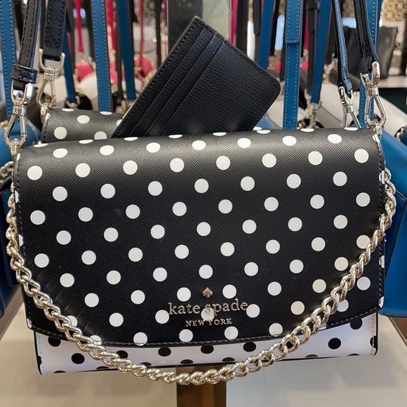 Kate Spade carson convertible crossbody
&
staci small slim card holder 
saffiano - Picture 3 of 12